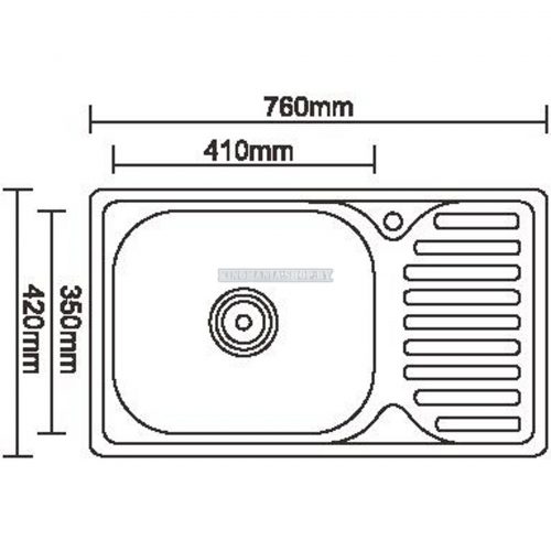 Врезная мойка L97642_