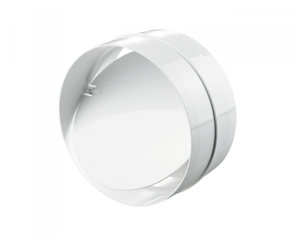 Соединитель с обратным клапаном для круглых каналов