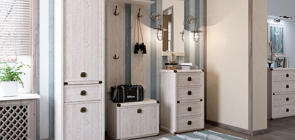 Прихожая MAGELLAN (сосна винтаж)