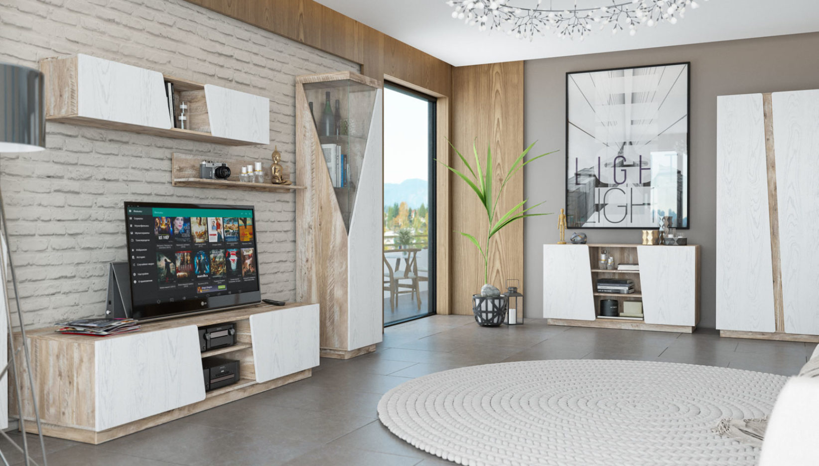 Гостиная «Лайт» КМК 0551